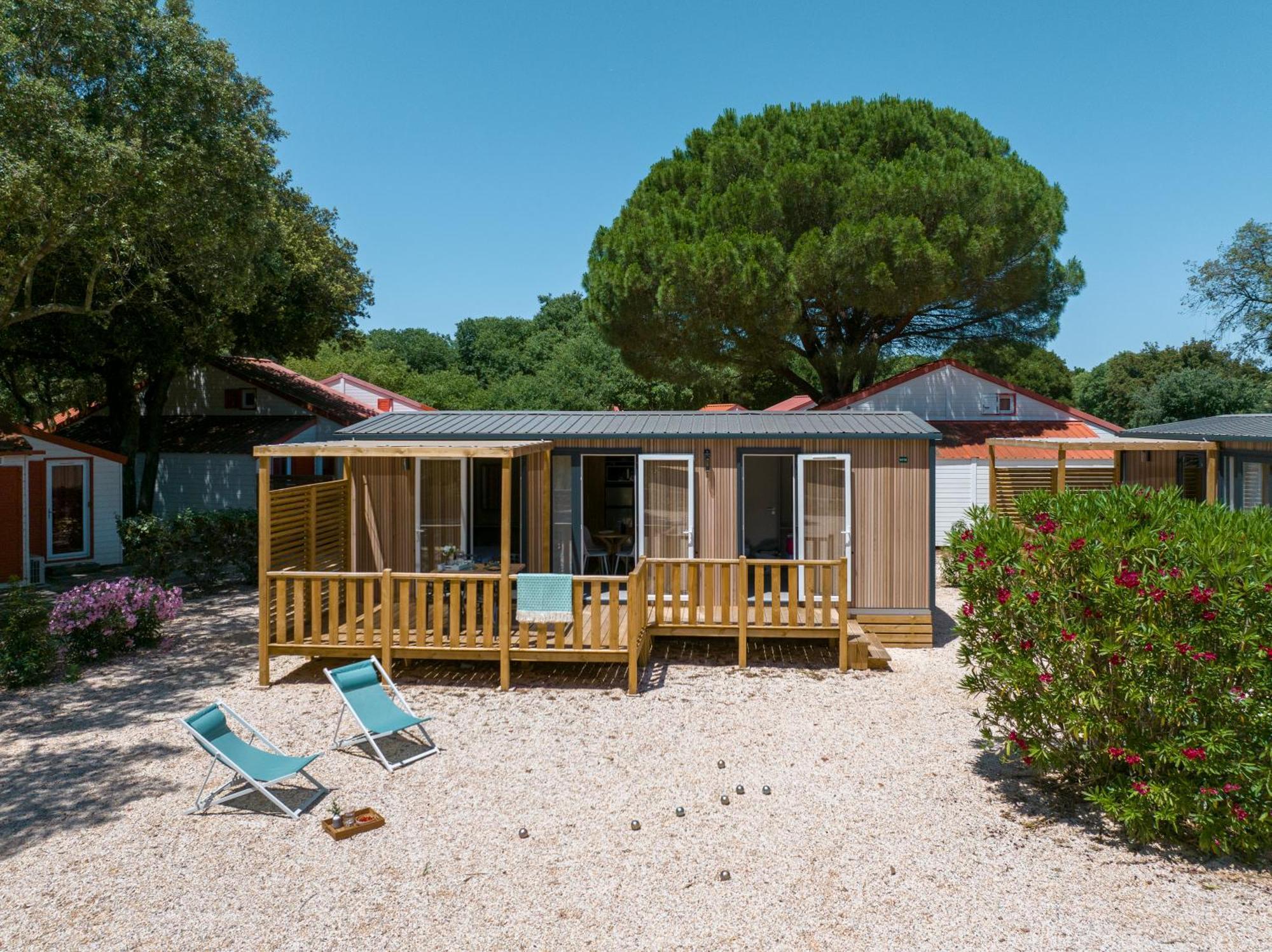 Camping Le Bois Fleuri 아르젤레쉬르메르 객실 사진