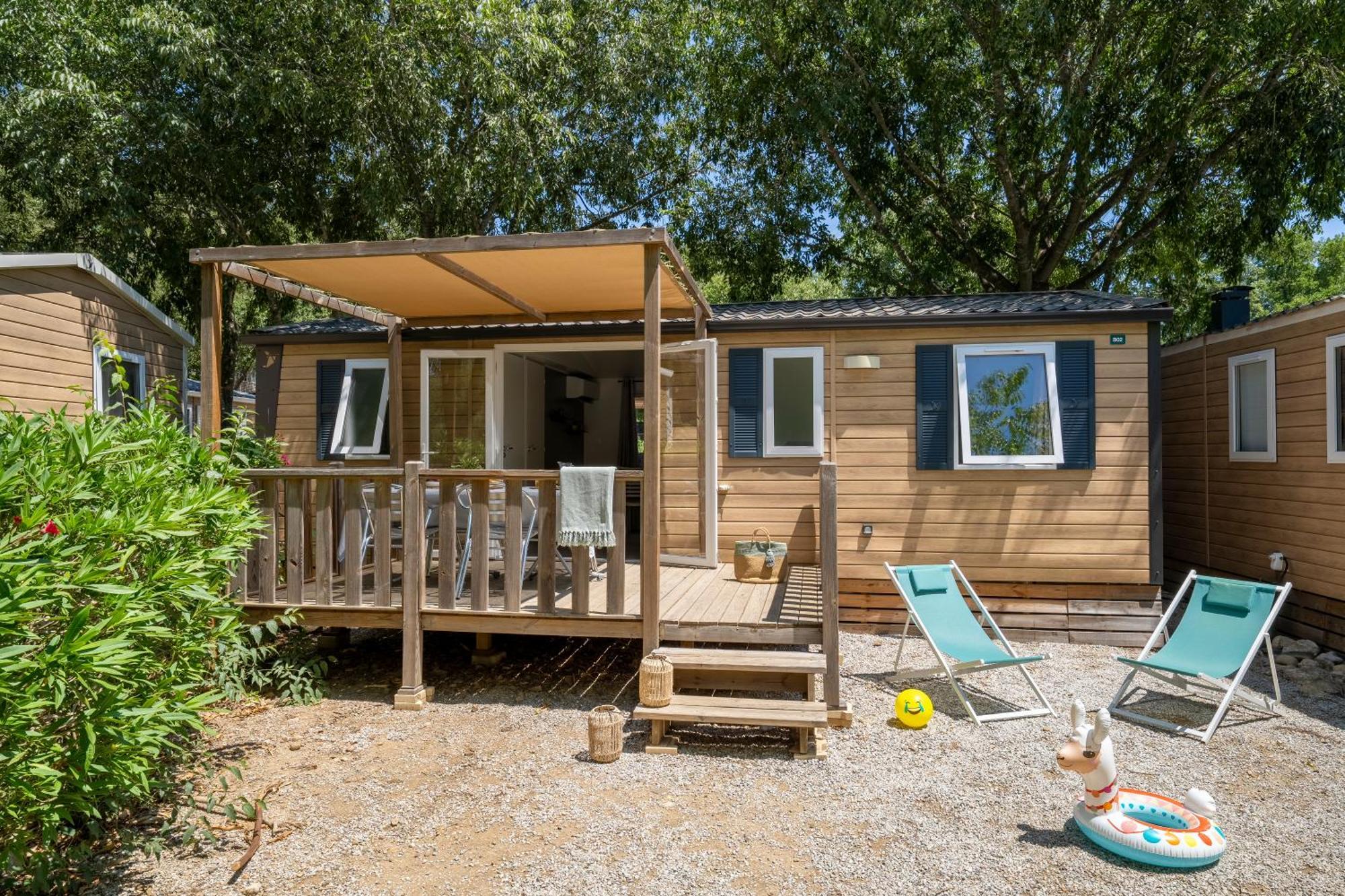 Camping Le Bois Fleuri 아르젤레쉬르메르 객실 사진